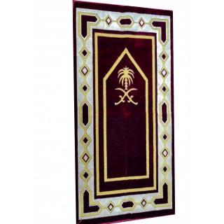 Janamaz / prayer mat in Velvet - Maroon